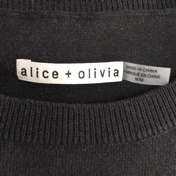 ALICE + OLIVIA Beach Babe Cropped Sweater - Picture 7 of 8